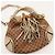Bamboo Gucci Monogram Canvas Hobo-Tasche mit Quasten Braun Beige - Ansicht 4