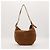Bolso de hombro Fendi Zucca Castaño - vista 3