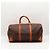 Céline Sac Boston Celine en toile Macadam et cuir Marron - vue 4