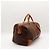 Céline Sac Boston Celine en toile Macadam et cuir Marron - vue 5