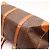 Céline Sac Boston Celine en toile Macadam et cuir Marron - vue 9