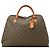 Christian Dior Monogram Boston Bag Braun Monogramm