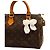 Louis Vuitton Charm per borsa fiocco in crochet bianco
