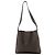 Céline Celine Triomphe Canvas Hobo Bag Braun Schwarz