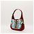 Borsa Hobo Piccola Gucci Jackie 1961 in Pelle e Tela Rossa - vista 2