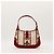 Borsa Hobo Piccola Gucci Jackie 1961 in Pelle e Tela Rossa - vista 3