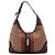 Gucci Jackie Hobo Bag Monogram Canvas Medium Braun Beige