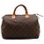 Bolso de mano Louis Vuitton Speedy 30 Monogram Canvas Castaño Monograma