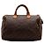 Louis Vuitton Speedy 30 Monogram Canvas Handbag Brown