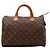 Bolsa de mão Louis Vuitton Speedy 30 Monogram Canvas Marrom Monograma