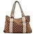 Bamboo Saco Tote Gucci Monogram Canvas Marrom Bege
