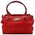 Borsa Tote Christian Dior in pelle rossa con logo CD Rosso