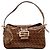 Fendi Zucca Monogram Schultertasche Braun