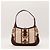 Borsa Hobo Gucci Jackie 1961 "The "F"" Marrone Rosso Beige D'oro Verde - vista 3