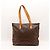 Sac cabas Louis Vuitton Monogram Canvas Marron Monogramme - vue 3