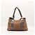 Bamboo Sac à épaule Gucci Monogram Canvas Marron - vue 3