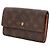 Portafoglio lungo Louis Vuitton Monogram Canvas Marrone - vista 2