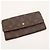Portafoglio lungo Louis Vuitton Monogram Canvas Marrone - vista 5