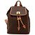 Céline Celine Triomphe Canvas Rucksack Braun
