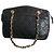 Chanel Gesteppte Handtasche aus schwarzem Leder