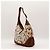 Borsa hobo Gucci in tela con stampa floreale Marrone Multicolore Beige - vista 4