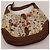 Borsa hobo Gucci in tela con stampa floreale Marrone Multicolore Beige - vista 7