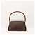 Bolso Pochette Accessoires de lona Monogram Louis Vuitton Castaño - vista 3
