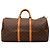 Borsa da viaggio Louis Vuitton Keepall 55 Monogram Canvas Marrone Monogramma