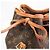 Mochila Louis Vuitton Monogram Montsouris MM M51136 para mujer Castaño - vista 12