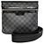 Borsa a tracolla da uomo Louis Vuitton Damier Graphite Thomas N58028 Damier ebene