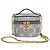 Bolsa Micro Vanity em Jacquard Laminado Monogram Louis Vuitton Branco Azul marinho