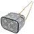 Bolsa Micro Vanity em Jacquard Laminado Monogram Louis Vuitton Branco Azul marinho - vista 3