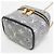 Bolsa Micro Vanity em Jacquard Laminado Monogram Louis Vuitton Branco Azul marinho - vista 5