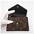 Louis Vuitton Monogram Reverse Portefeuille Victorine Tri-fold Wallet Marron Beige - vue 10
