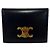 Triomphe Céline Celine Porta carte in pelle nera Nero
