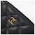 Chanel Matelassé Coco Mark Münzbeutel Schwarz Golden - Ansicht 6