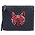 Clutch Gucci GG Supreme Marrone Nero Rosso