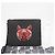Clutch Gucci GG Supreme Marrone Nero Rosso - vista 3