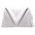 Bolso de mano Triangle con solapa Bottega Veneta Blanco