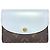 Louis Vuitton Monogram Rosalie Wallet Brown Blue Beige