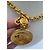 Collar con colgante Chanel CC Dorado - vista 6