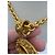 Collar con colgante Chanel CC Dorado - vista 7
