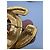 Chanel CC Steppbroche Gold Golden - Ansicht 7