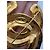 Chanel CC Steppbroche Gold Golden - Ansicht 8