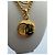 Collier pendentif Chanel CC Doré - vue 2