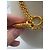 Collier pendentif Chanel CC Doré - vue 4