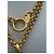 Collier pendentif Chanel CC Doré - vue 5