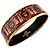 Hermès Bangles in metallo smaltato rosso Hermes GM