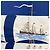 Silk In Hermès Foulard Hermes Carre 90 Grand Largue Bianco Blu - vista 11