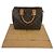 Louis Vuitton Speedy 25 Monogram Handbag Brown White - view 14